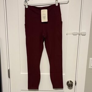 Fabletics Deep Red Leggings